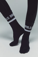 DRILLS Toujours Socks Black (Unisex)